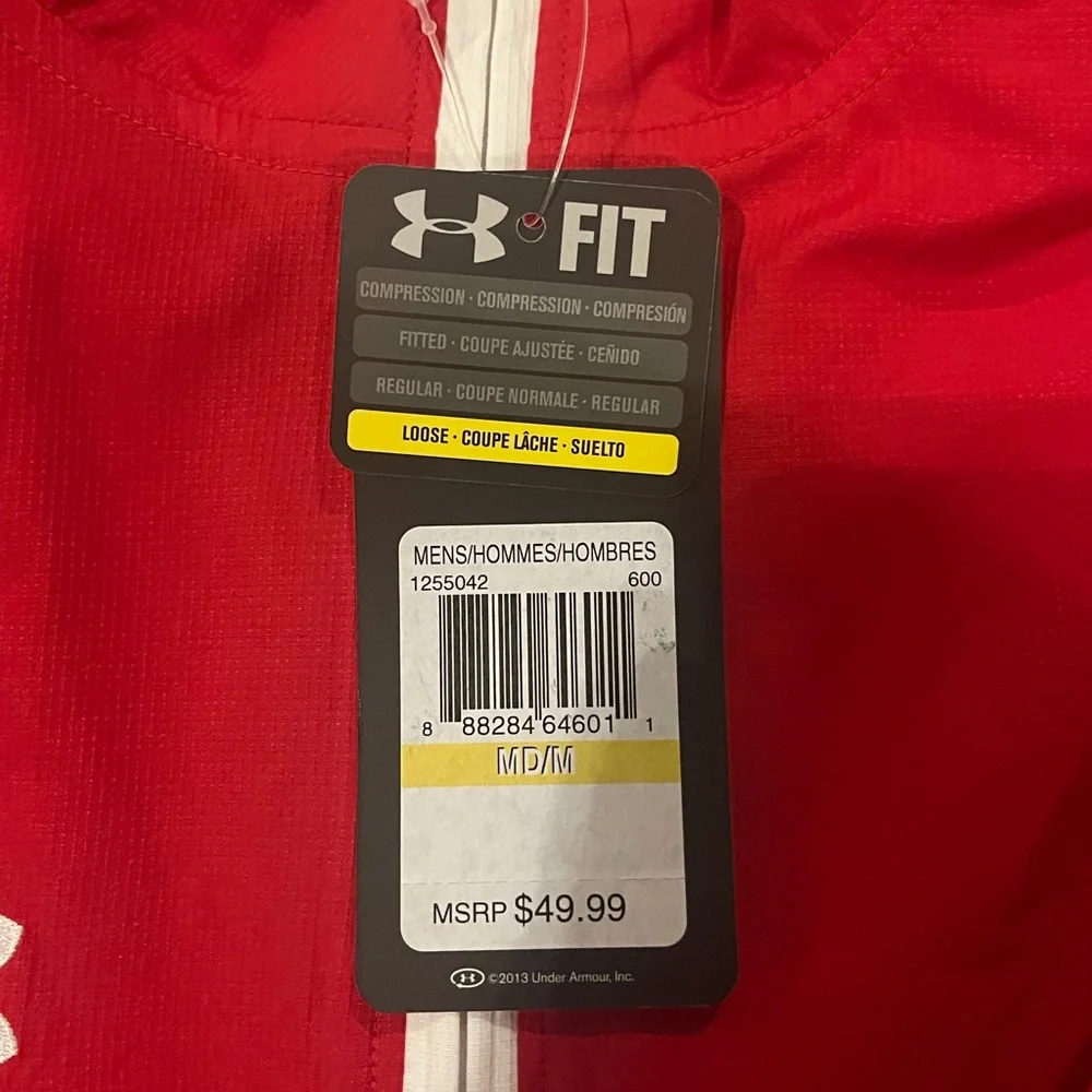 Mens Under Armour Zip Up